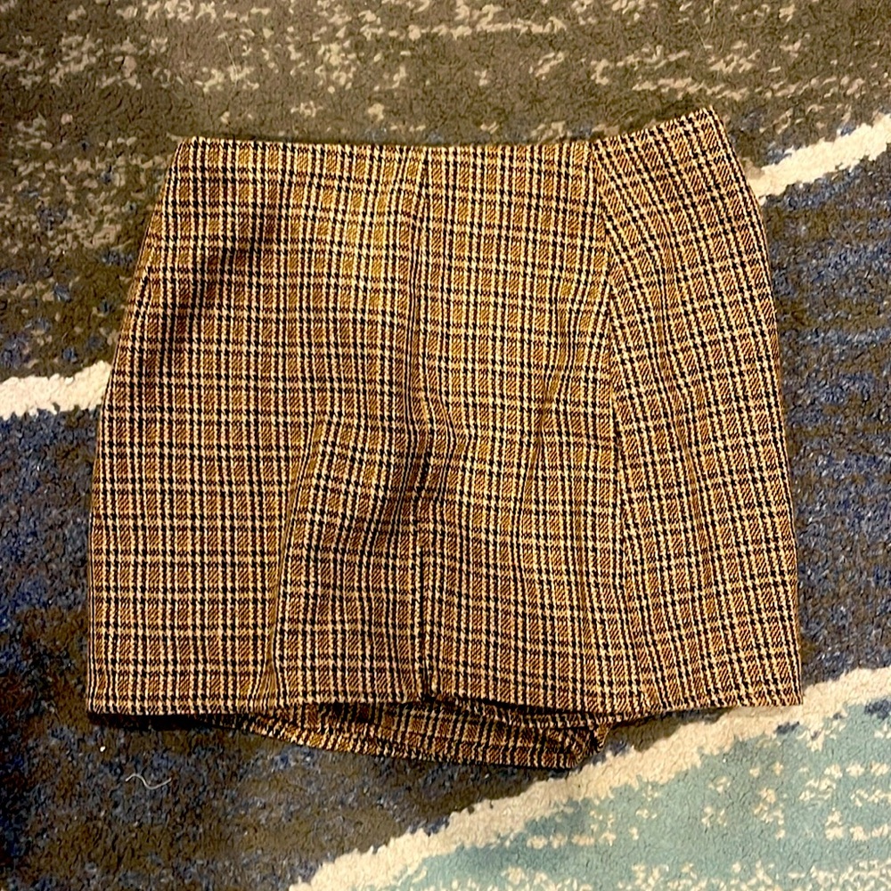 Plaid Skort